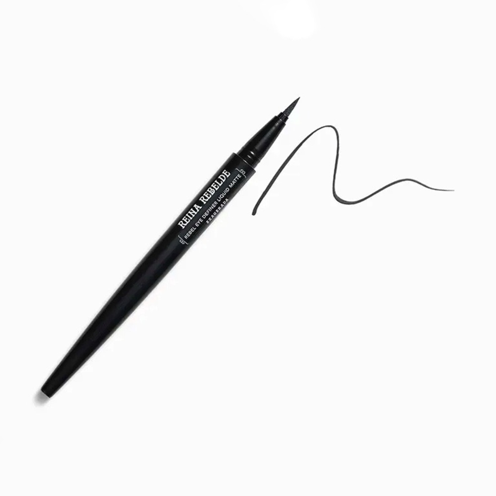 NEW REINA REBELDE REBEL EYE DEFINER LIQUID MATTE EYELINER in EXAGERADA BLACK